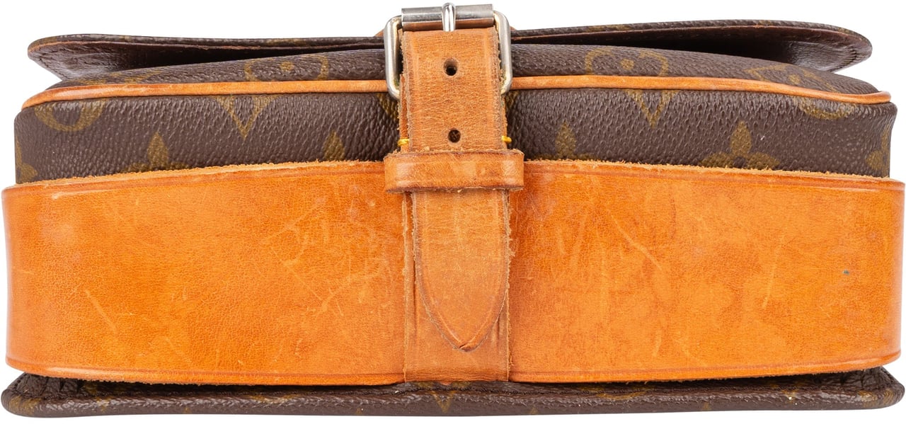 Louis Vuitton Louis Vuitton Monogram Canvas Cartouchiere MM Crossbody Bag Bruin