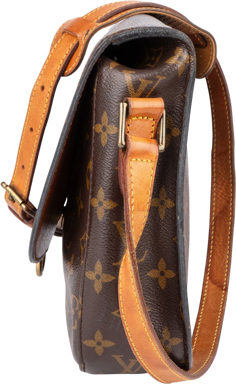 Louis Vuitton Louis Vuitton Canvas Monogram Saint Cloud GM Crossbody Bag Bruin