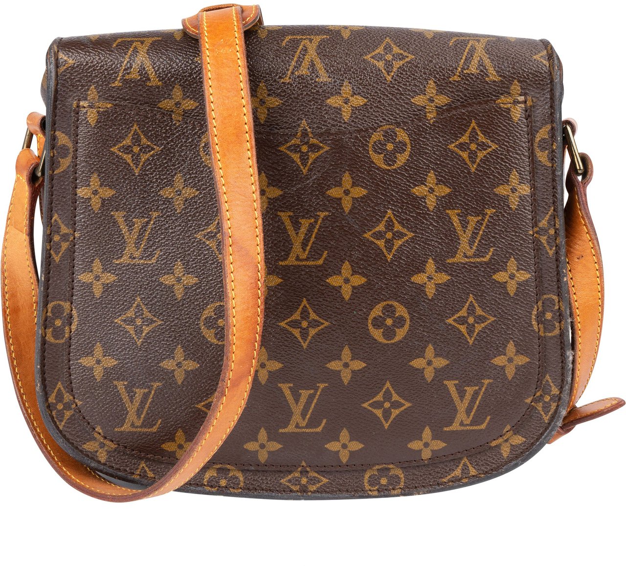 Louis Vuitton Louis Vuitton Canvas Monogram Saint Cloud GM Crossbody Bag Bruin