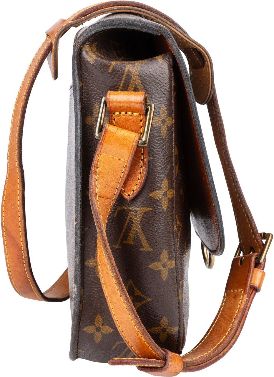 Louis Vuitton Louis Vuitton Canvas Monogram Saint Cloud GM Crossbody Bag Bruin