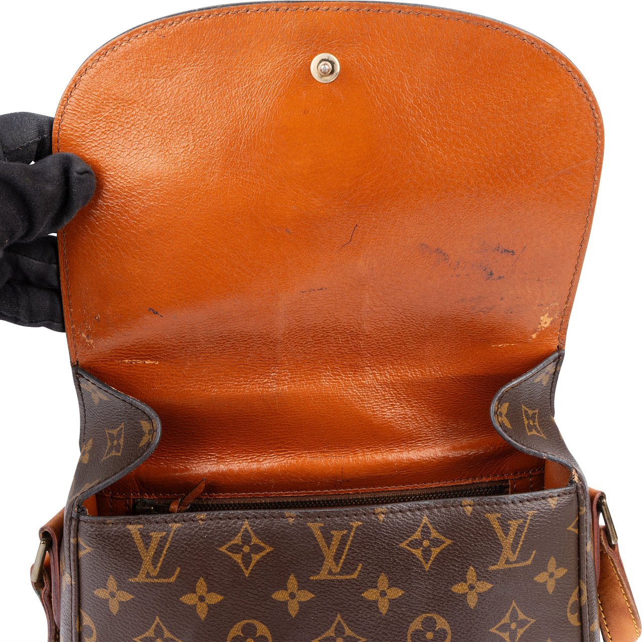 Louis Vuitton Louis Vuitton Canvas Monogram Saint Cloud GM Crossbody Bag Bruin