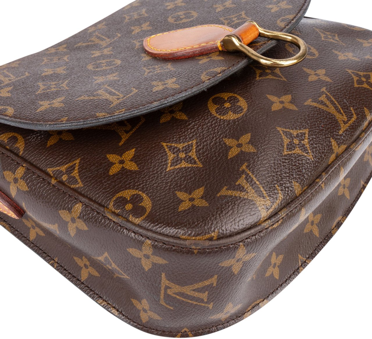 Louis Vuitton Louis Vuitton Canvas Monogram Saint Cloud GM Crossbody Bag Bruin