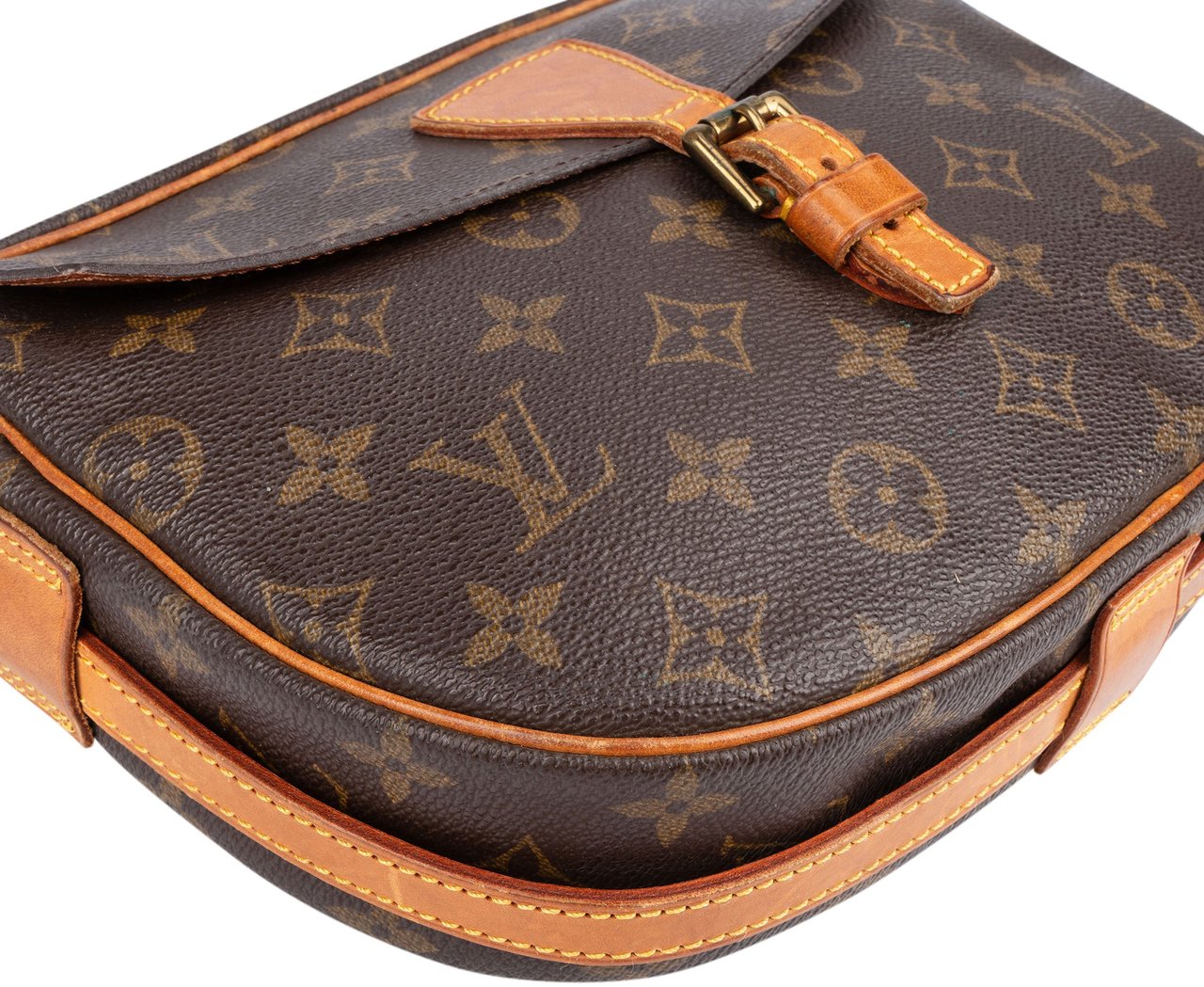 Louis Vuitton Louis Vuitton Monogram Canvas Jeune Fille MM Crossbody Bag Bruin