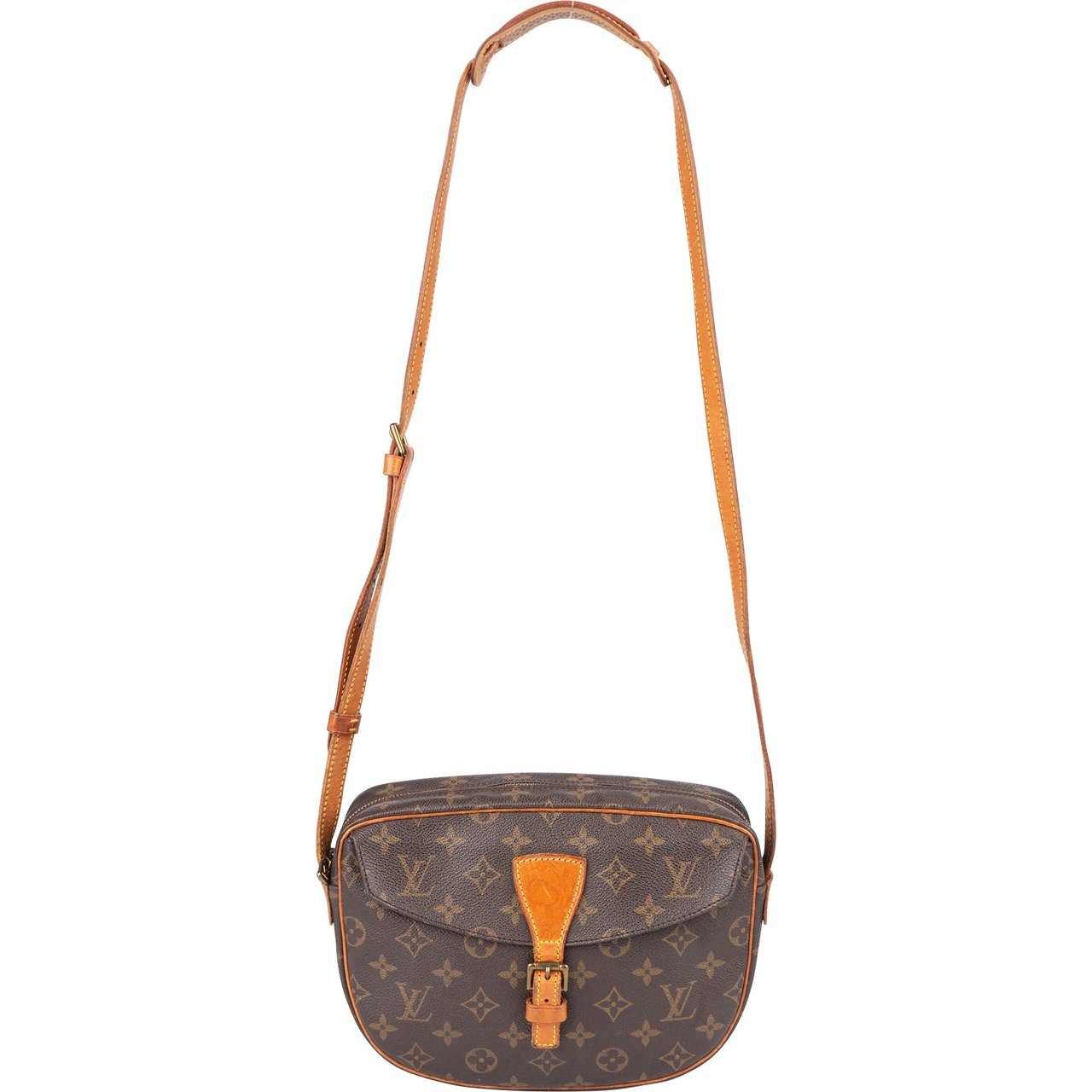 Louis Vuitton Louis Vuitton Monogram Canvas Jeune Fille MM Crossbody Bag Bruin