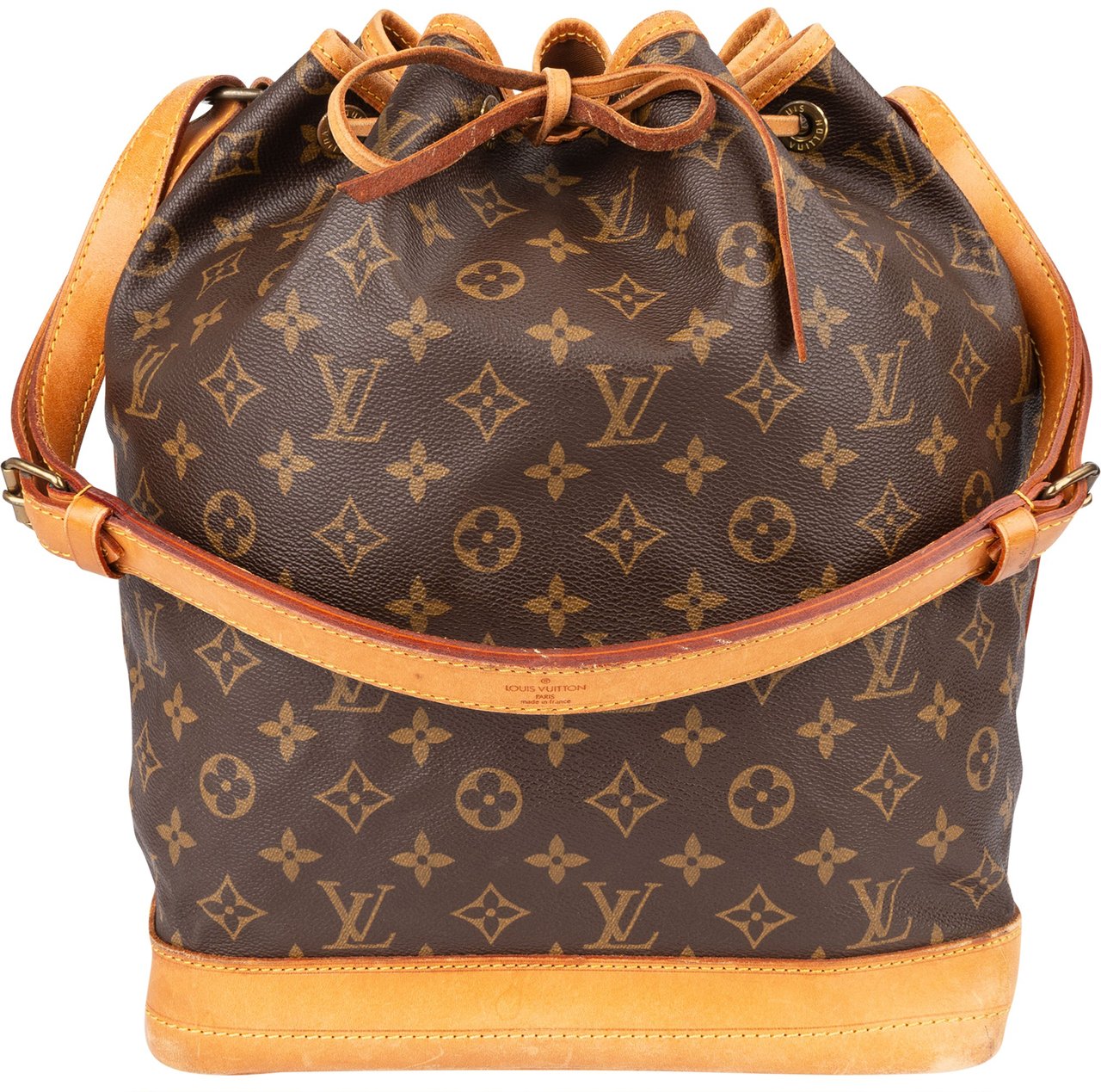Louis Vuitton Monogram Canvas Sac Noé Grande Shoulder Bag Bruin
