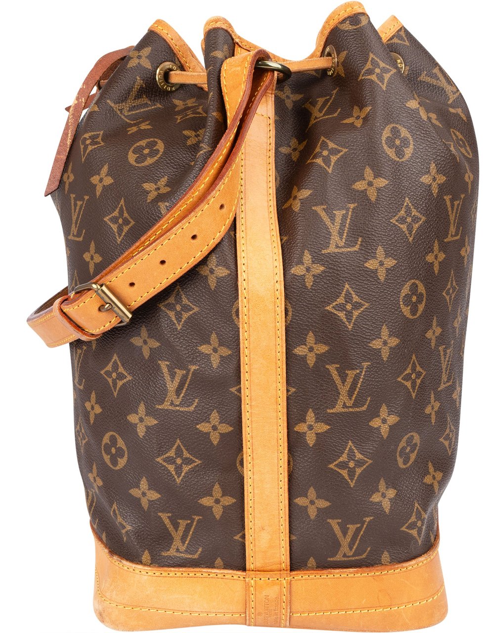 Louis Vuitton Monogram Canvas Sac Noé Grande Shoulder Bag Bruin