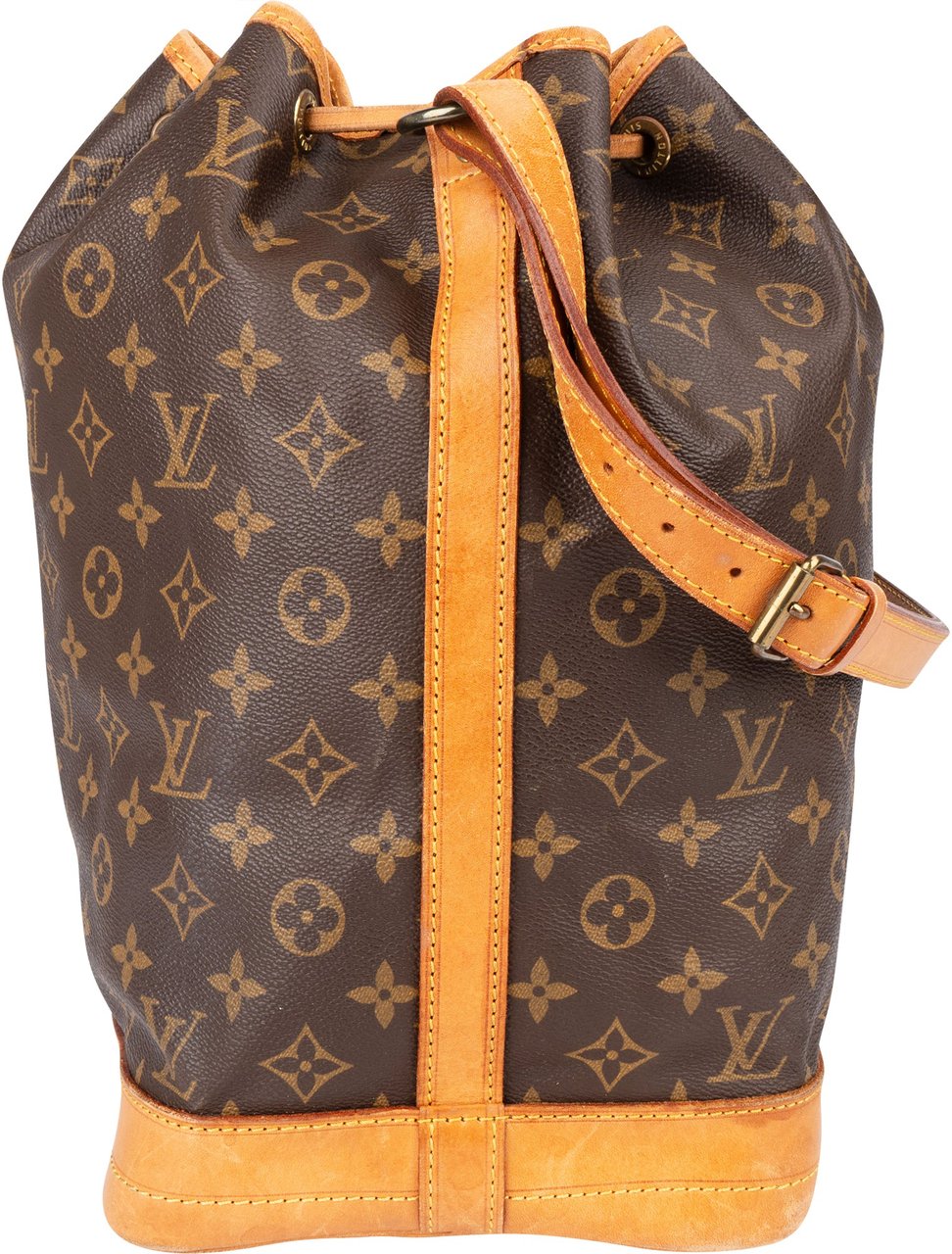 Louis Vuitton Monogram Canvas Sac Noé Grande Shoulder Bag Bruin