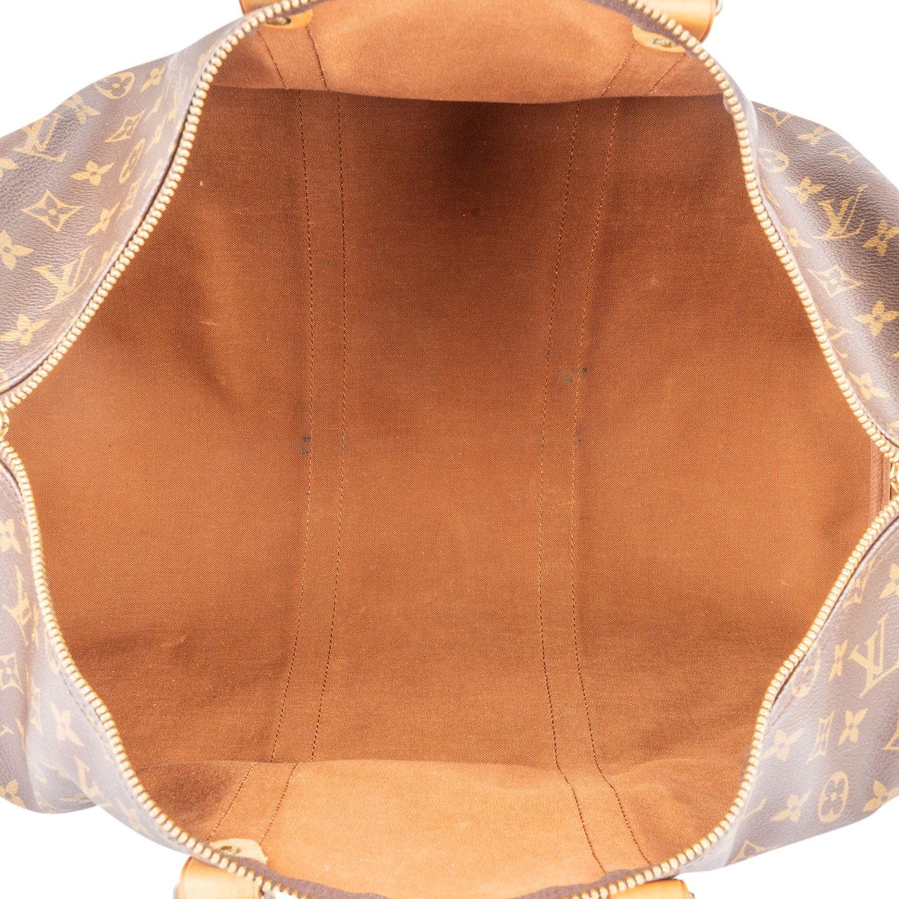 Louis Vuitton Louis Vuitton Monogram Canvas Keepall 50 Bandoulière Travel Bag Bruin