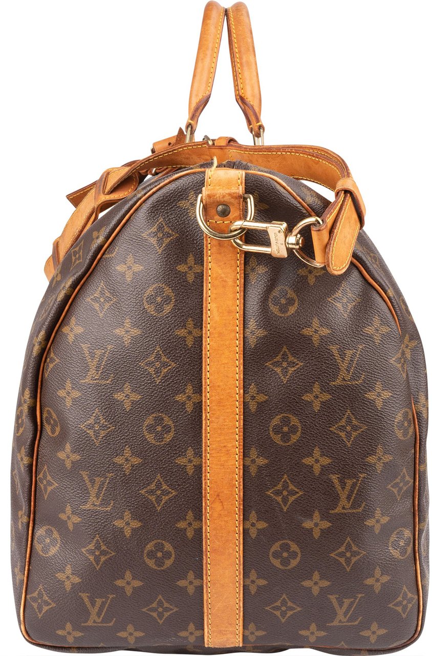 Louis Vuitton Louis Vuitton Monogram Canvas Keepall 60 Bandoulière Travel Bag Bruin