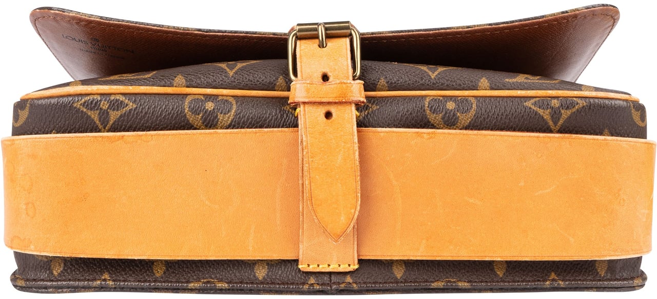 Louis Vuitton Louis Vuitton Monogram Canvas Cartouchiere MM Crossbody Bag Bruin