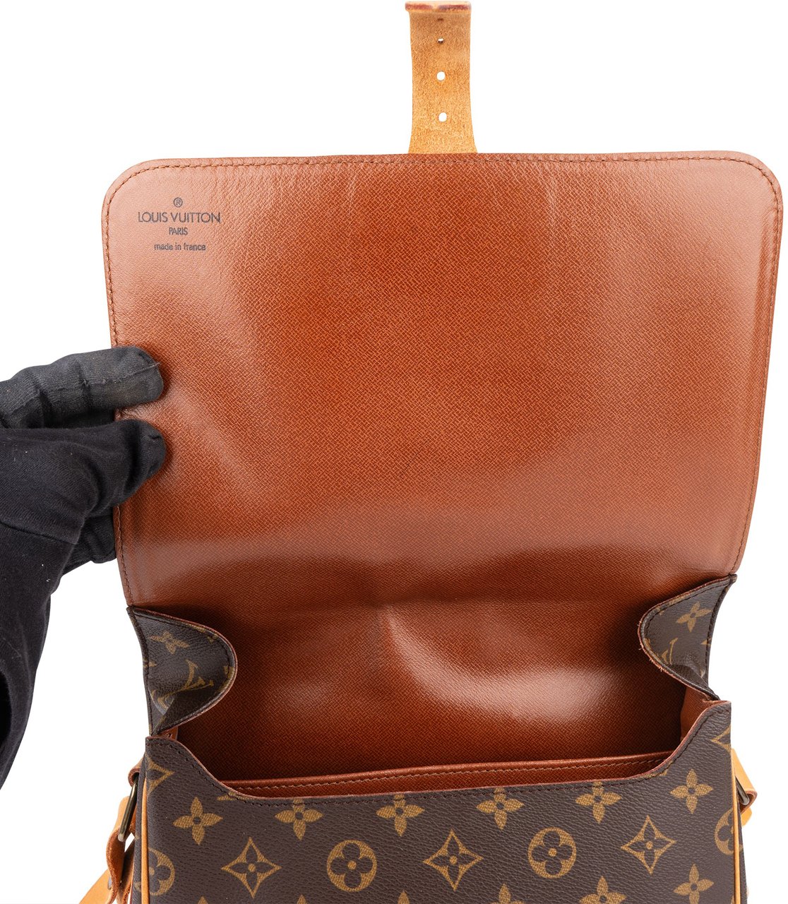 Louis Vuitton Louis Vuitton Monogram Canvas Cartouchiere MM Crossbody Bag Bruin