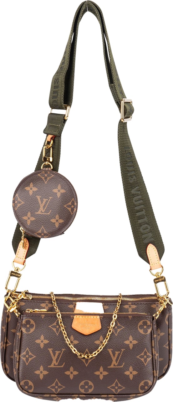 Louis Vuitton Louis Vuitton Monogram Canvas Multi Pochette Accessoires Crossbody Bag Bruin