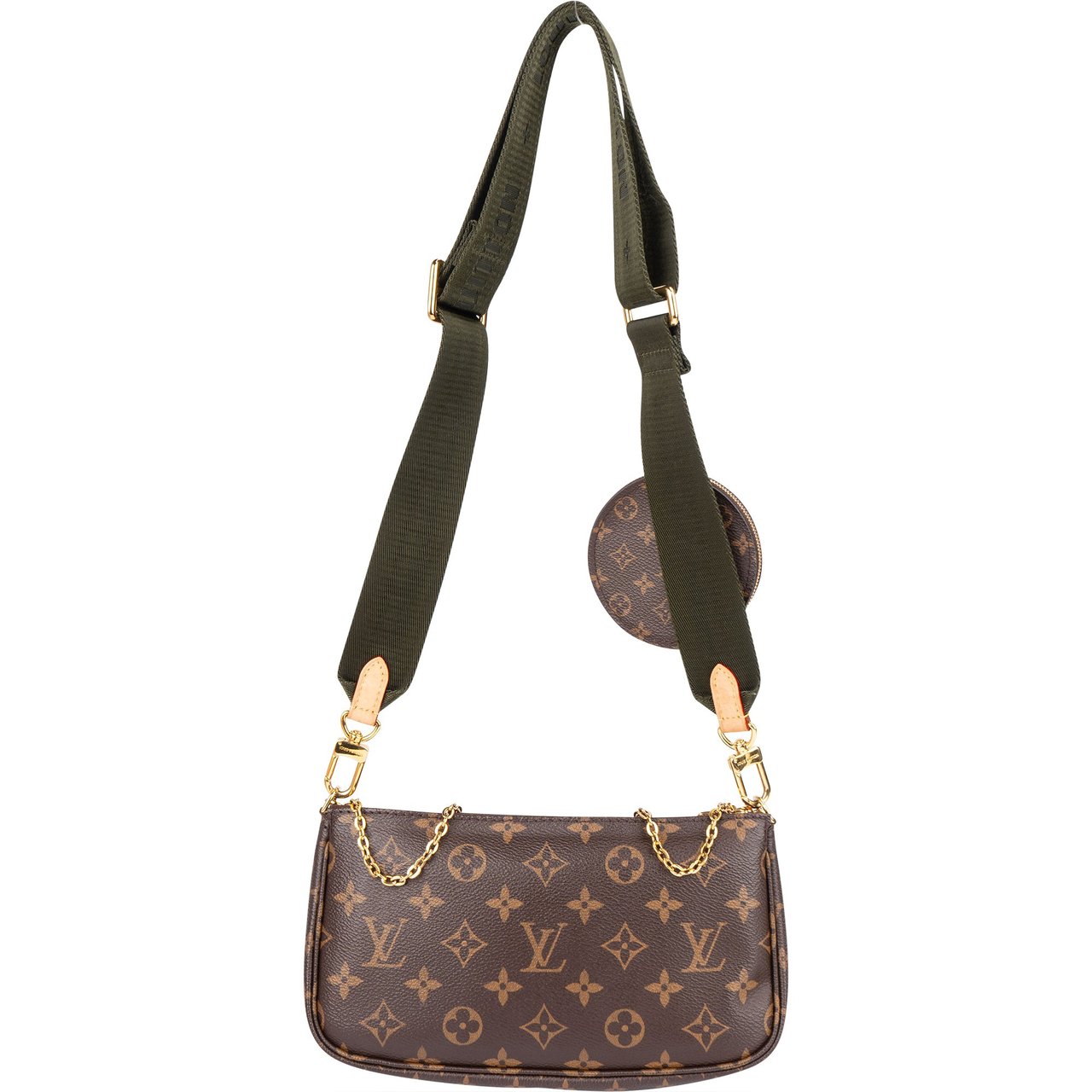 Louis Vuitton Louis Vuitton Monogram Canvas Multi Pochette Accessoires Crossbody Bag Bruin
