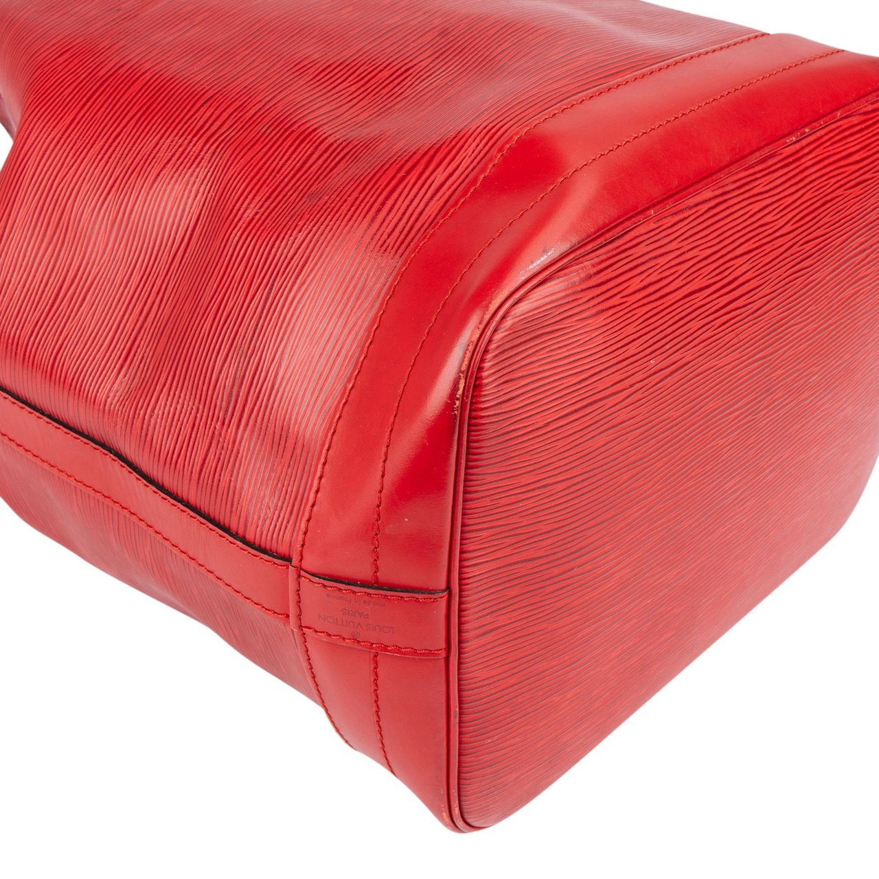 Louis Vuitton Louis Vuitton Red Epi Leather Sac Noé Grande Shoulder Bag Rood