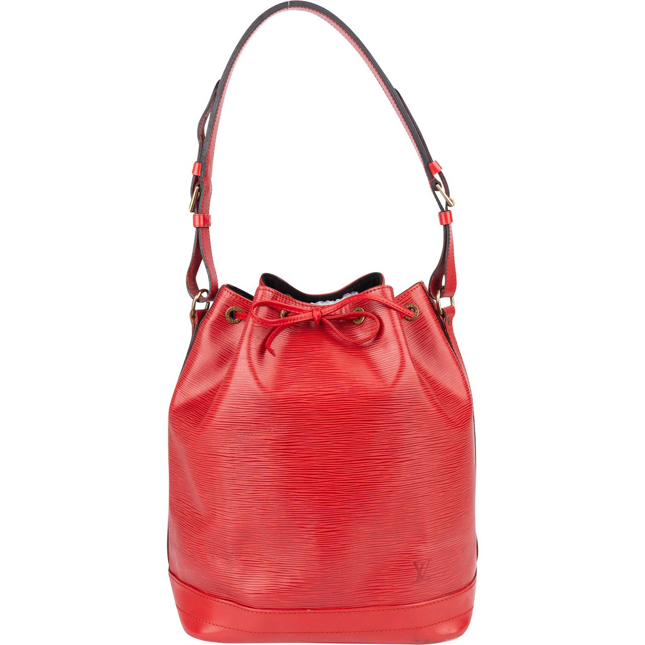 Louis Vuitton Louis Vuitton Red Epi Leather Sac Noé Grande Shoulder Bag Rood
