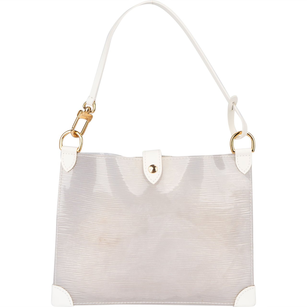 Louis Vuitton Louis Vuitton Epi Vinyl Lagoon Bay Pochette Accessoire Handbag Wit