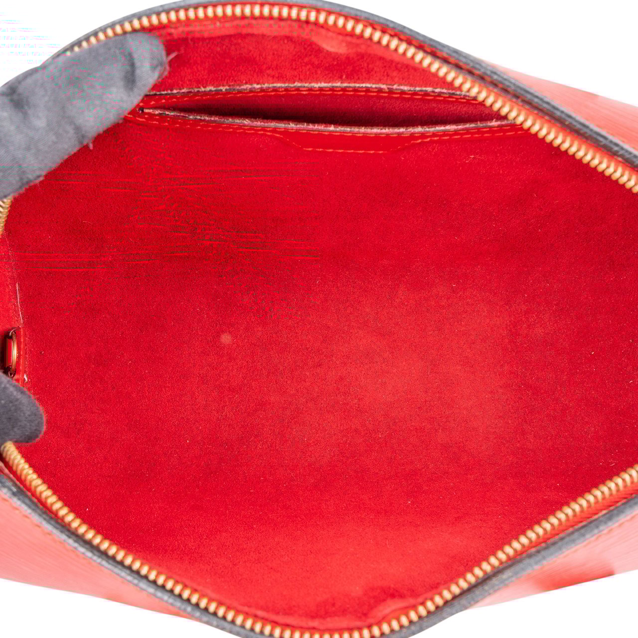 Louis Vuitton Louis Vuitton Red Epi Leather Soufflot Handbag Rood