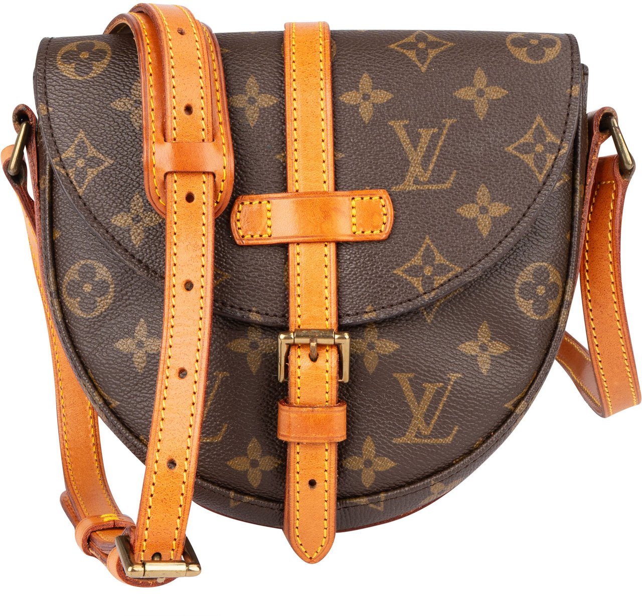 Louis Vuitton Louis Vuitton Monogram Canvas Chantilly PM Crossbody Bag Bruin