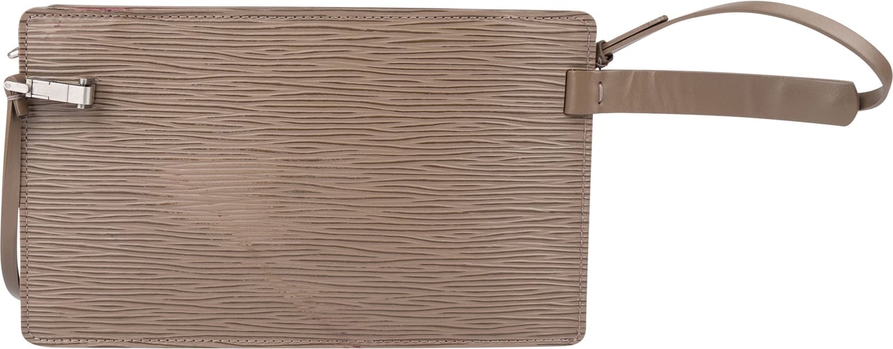 Louis Vuitton Louis Vuitton Taupe Epi Leather Pochette Rochelle Crossbody Waistbag Taupe