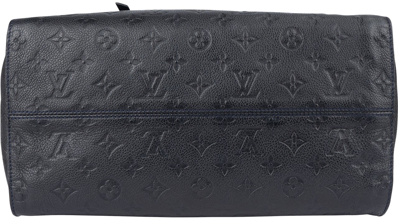 Louis Vuitton Louis Vuitton Blue Leather Monogram Empreinte Lumineuse PM Handbag Blauw