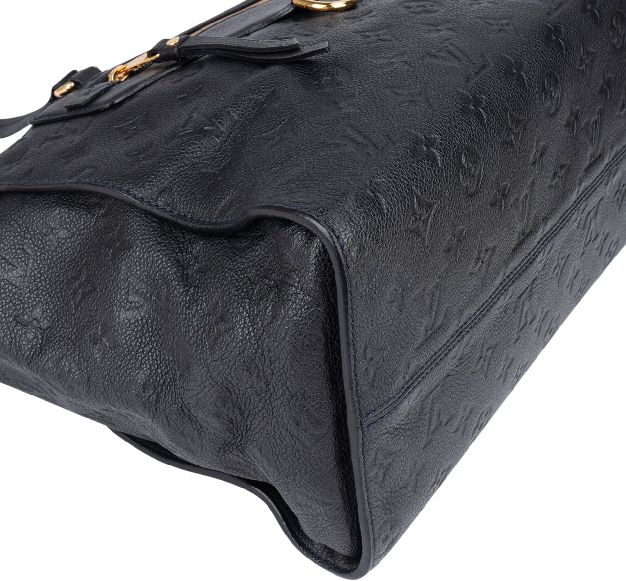 Louis Vuitton Louis Vuitton Blue Leather Monogram Empreinte Lumineuse PM Handbag Blauw