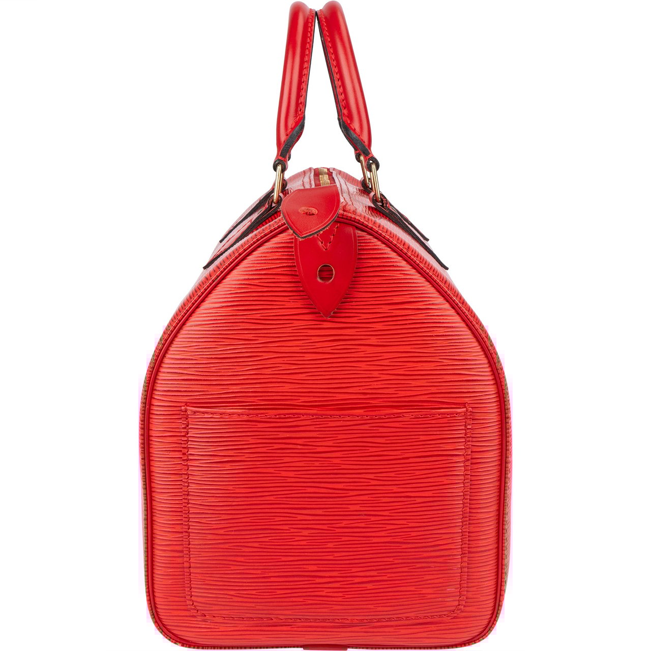 Louis Vuitton Louis Vuitton Red Epi Leather Speedy 30 Handbag Rood