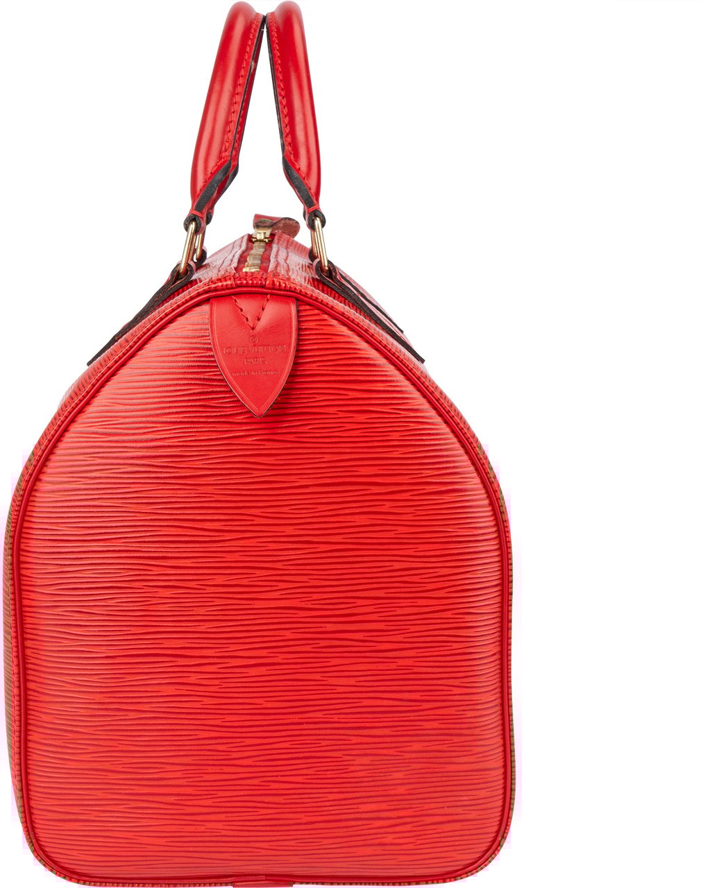 Louis Vuitton Louis Vuitton Red Epi Leather Speedy 30 Handbag Rood