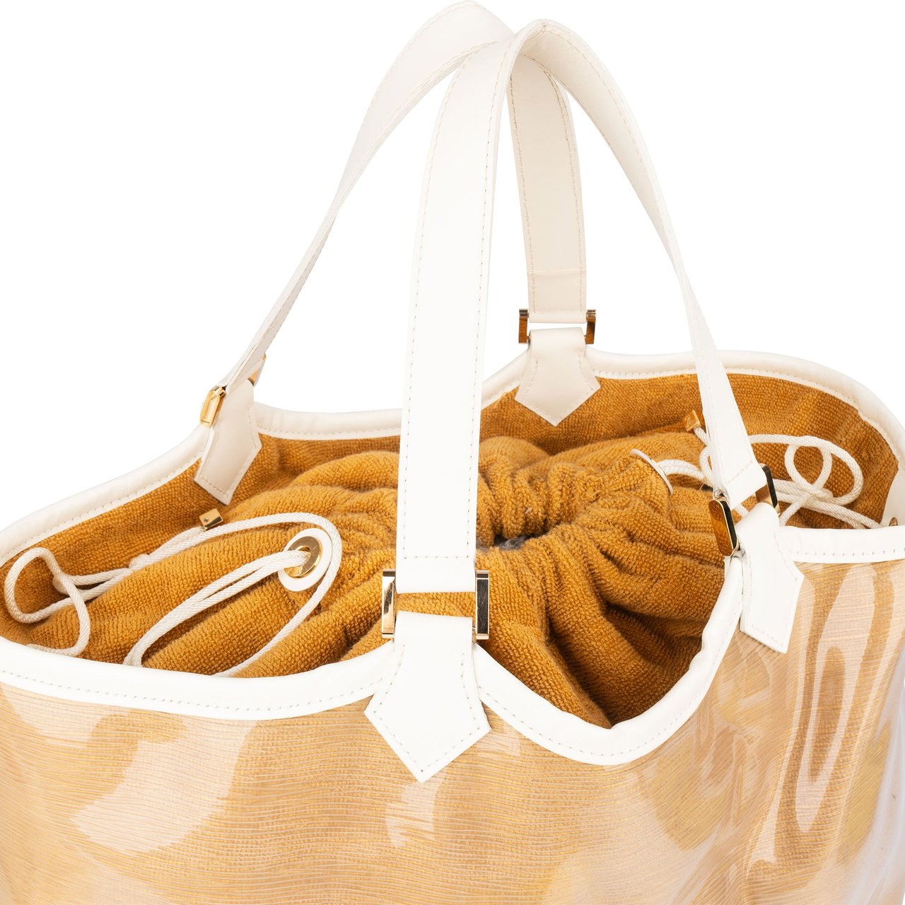 Louis Vuitton Louis Vuitton Transparent Epi Plage Lagoon Bay Handbag Wit