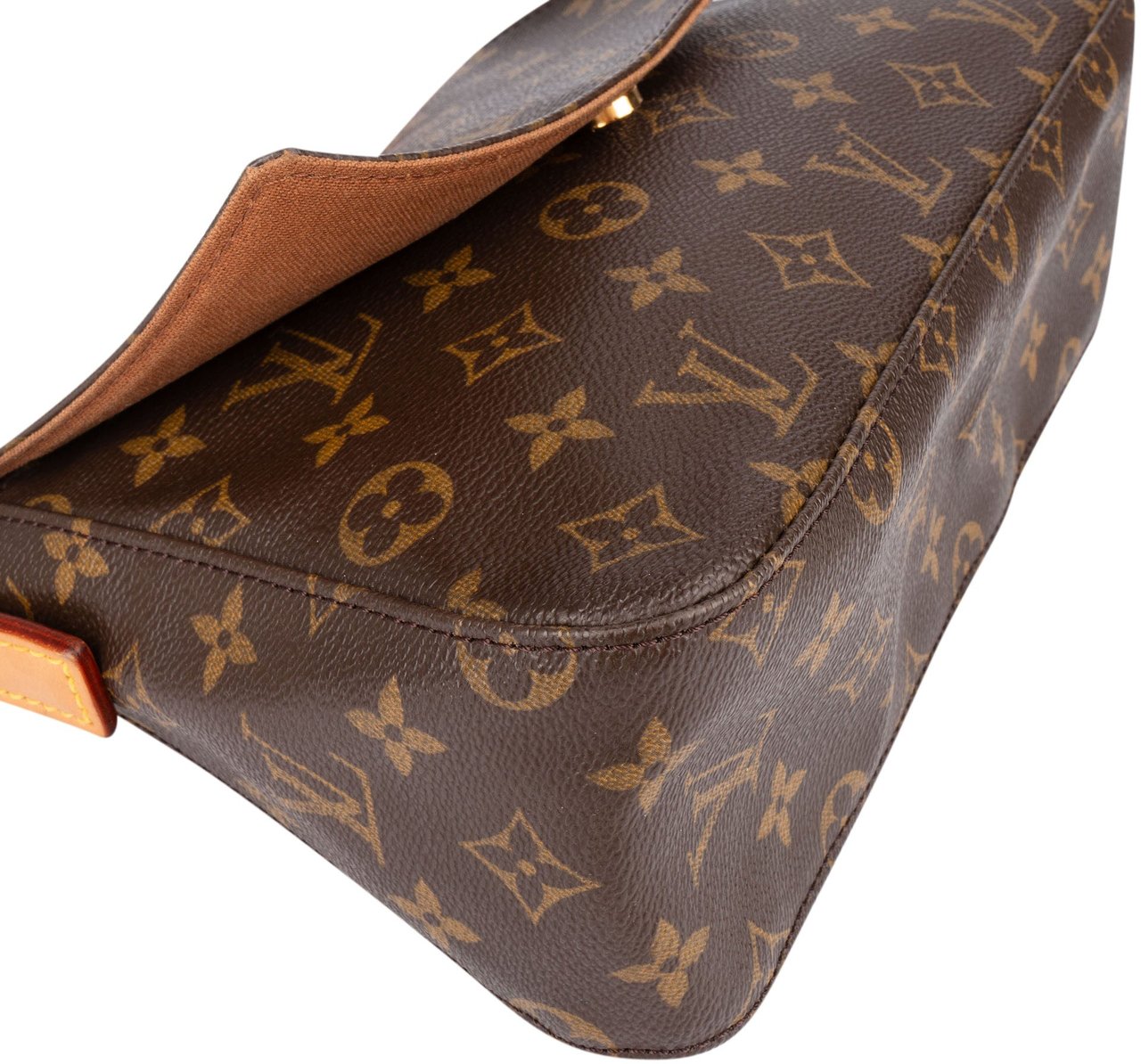 Louis Vuitton Monogram Canvas Looping PM Shoulder Bag Bruin