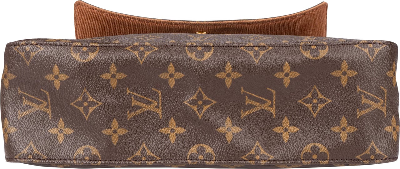 Louis Vuitton Monogram Canvas Looping PM Shoulder Bag Bruin