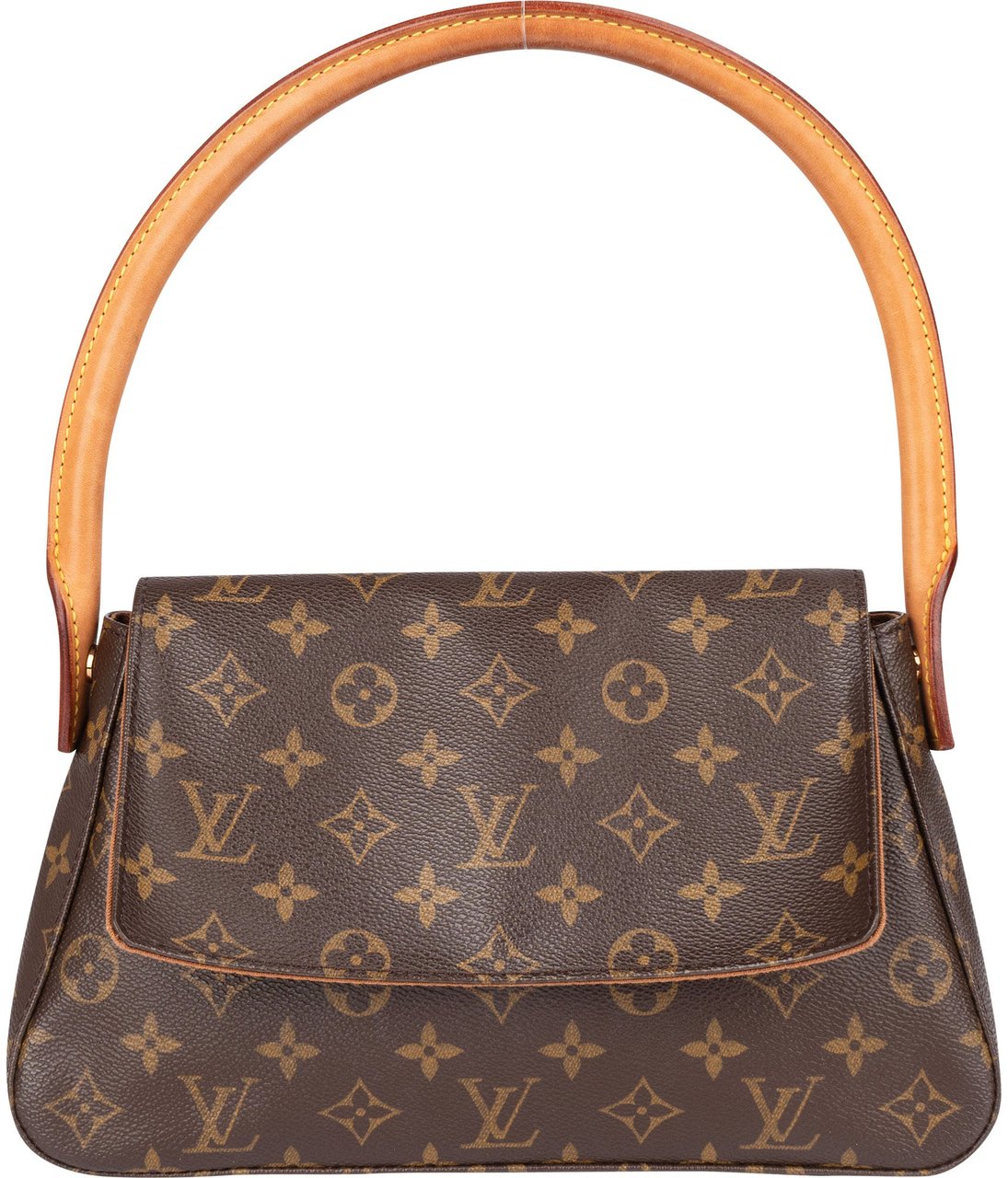 Louis Vuitton Monogram Canvas Looping PM Shoulder Bag Bruin