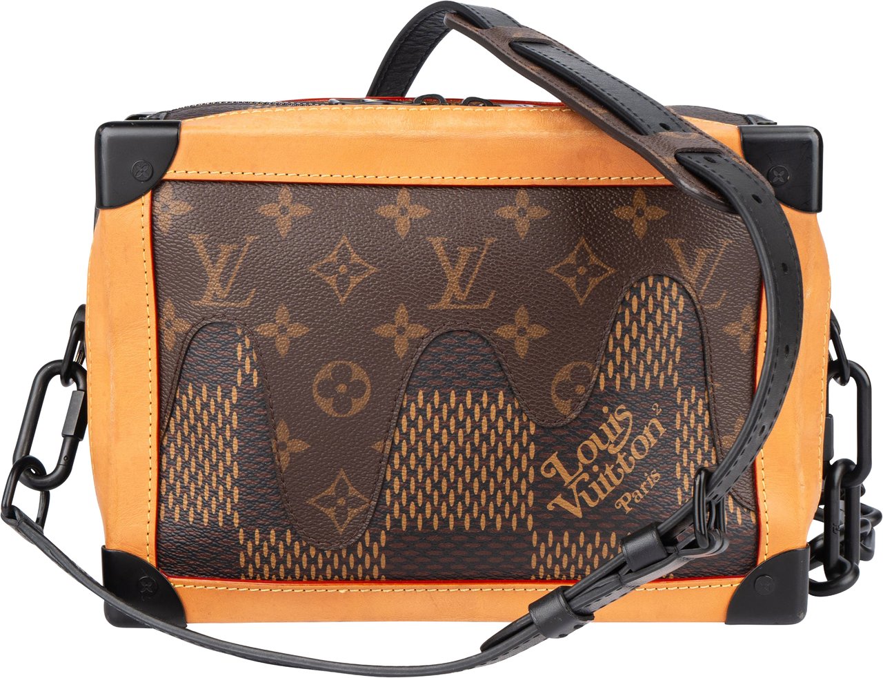 Louis Vuitton Monogram Canvas X Nigo Soft Tunk Crossbody Bag Bruin