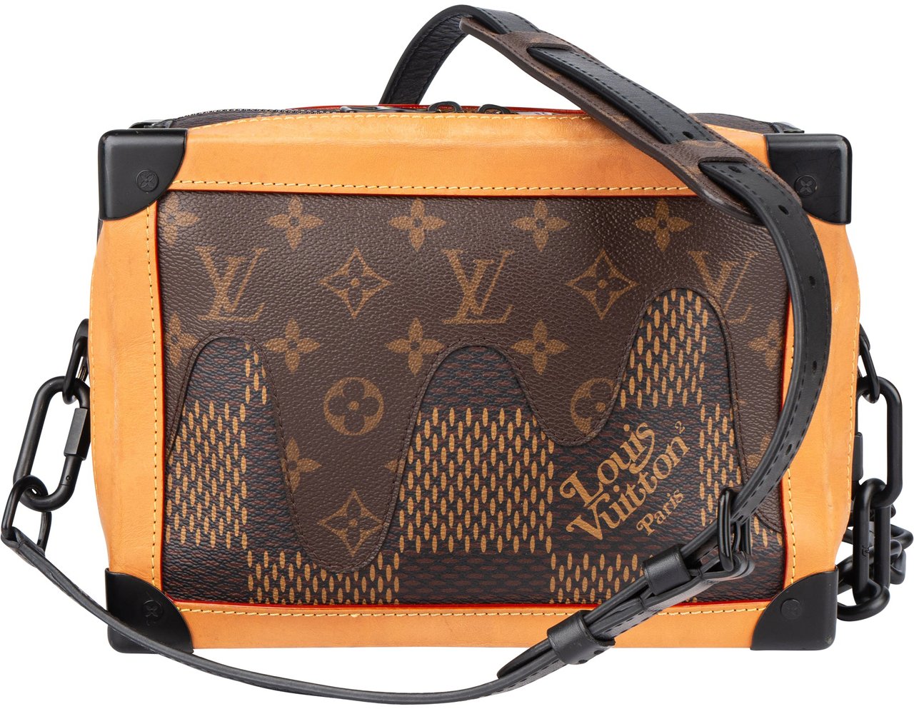 Louis Vuitton Louis Vuitton Monogram Canvas X Nigo Soft Tunk Crossbody Bag Bruin