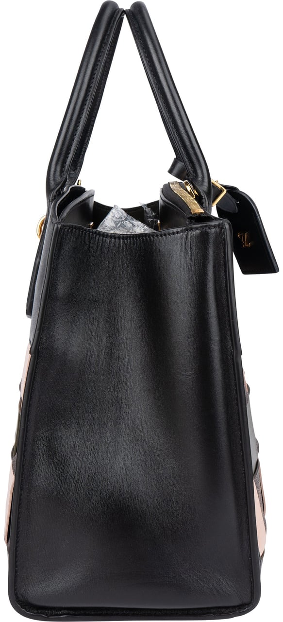 Louis Vuitton Louis Vuitton Canvas Tressage Monogram City Steamer MM Handbag Zwart