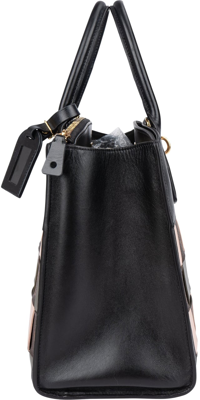 Louis Vuitton Louis Vuitton Canvas Tressage Monogram City Steamer MM Handbag Zwart