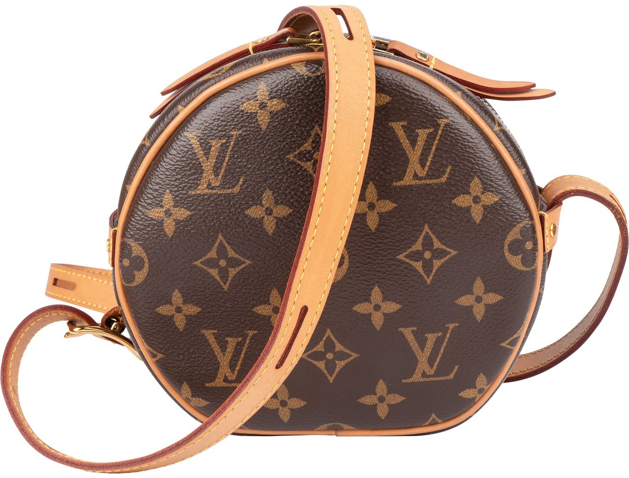 Louis Vuitton Louis Vuitton Monogram Canvas Boite Chapeau Souple PM Crossbody Bag Bruin