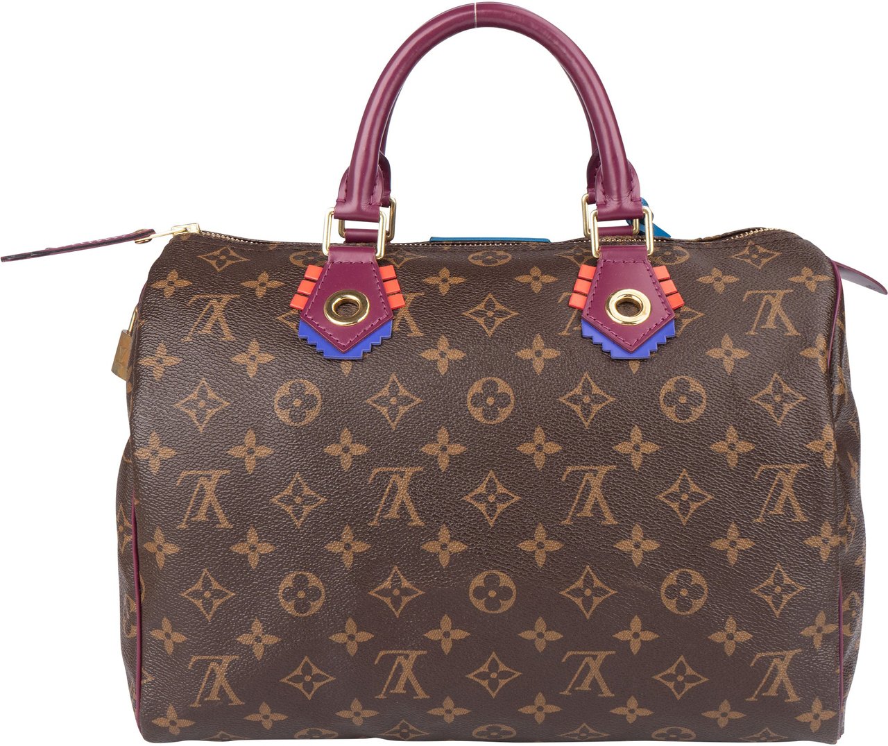 Louis Vuitton Louis Vuitton Monogram Canvas Totem Speedy 30 Handbag Bruin