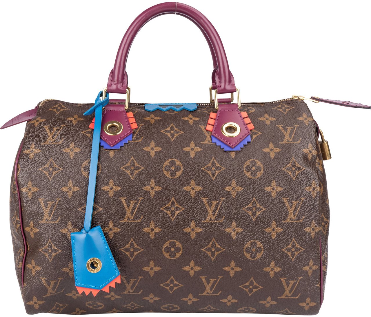 Louis Vuitton Louis Vuitton Monogram Canvas Totem Speedy 30 Handbag Bruin