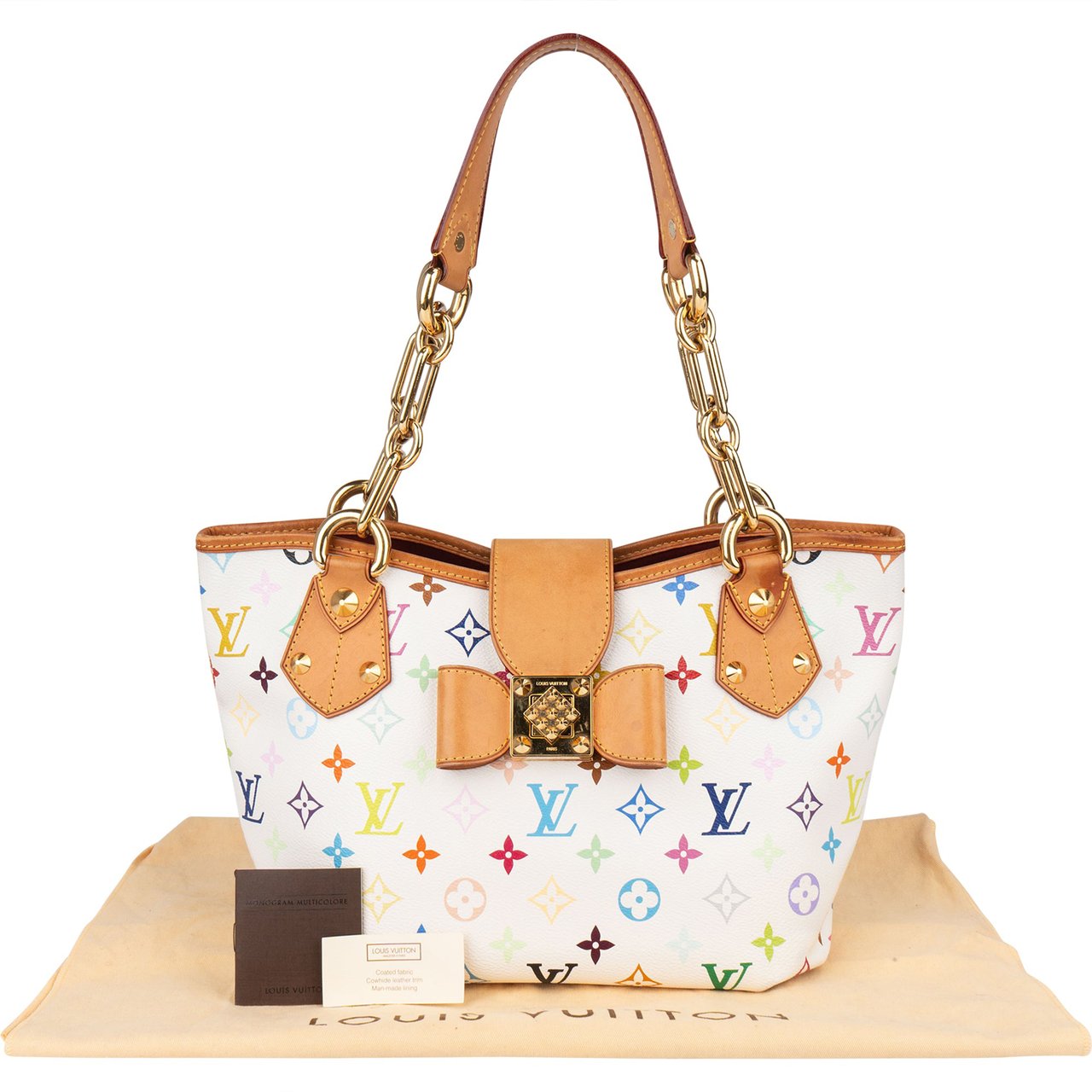 Louis Vuitton Louis Vuitton Monogram Multicolor Murakami Annie MM Handbag Wit