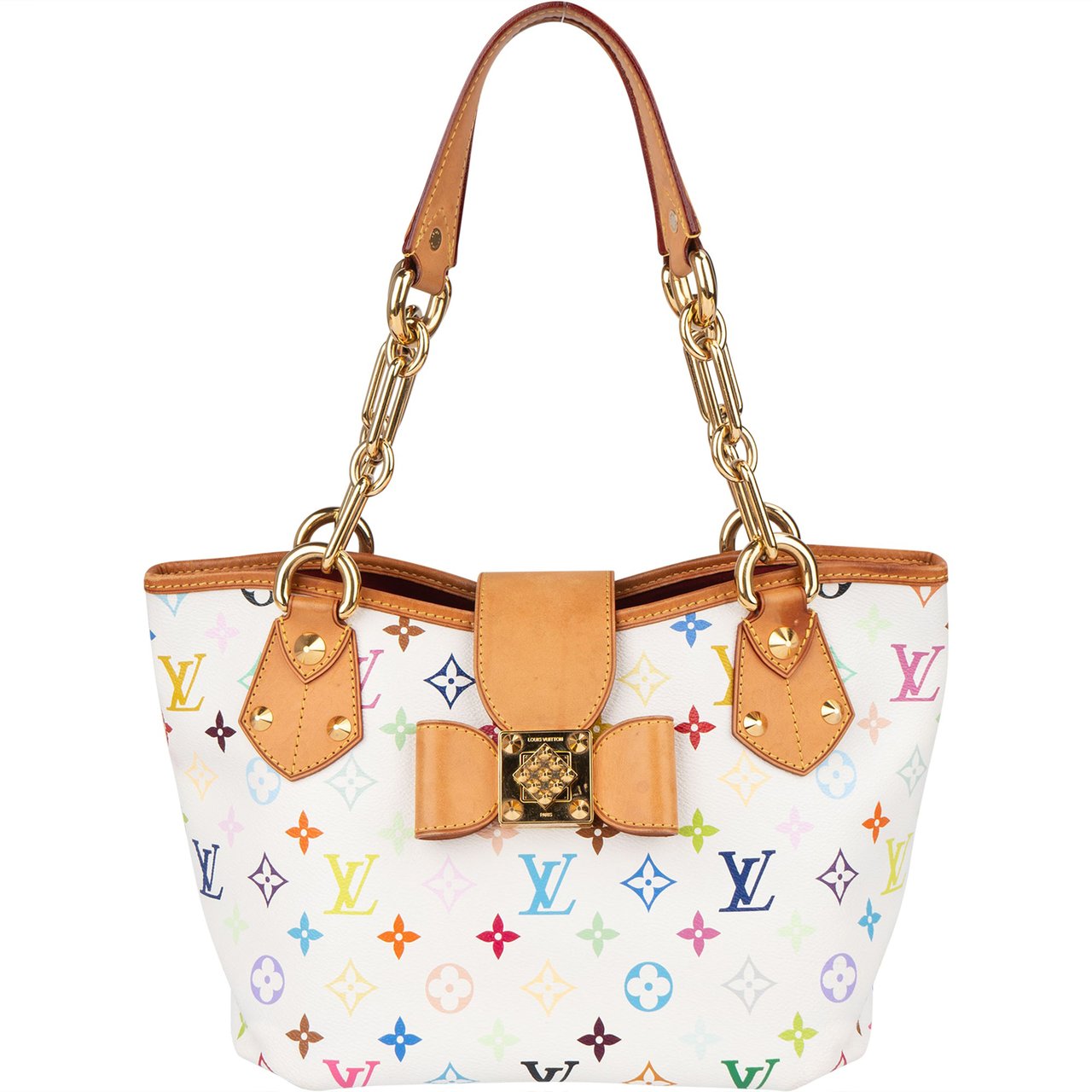 Louis Vuitton Louis Vuitton Monogram Multicolor Murakami Annie MM Handbag Wit