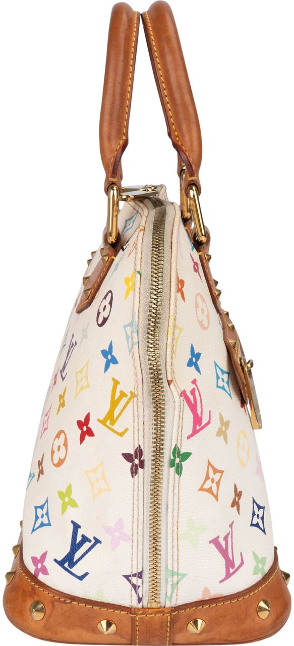 Louis Vuitton Louis Vuitton Monogram Multicolor Murakami Alma PM Handbag Wit