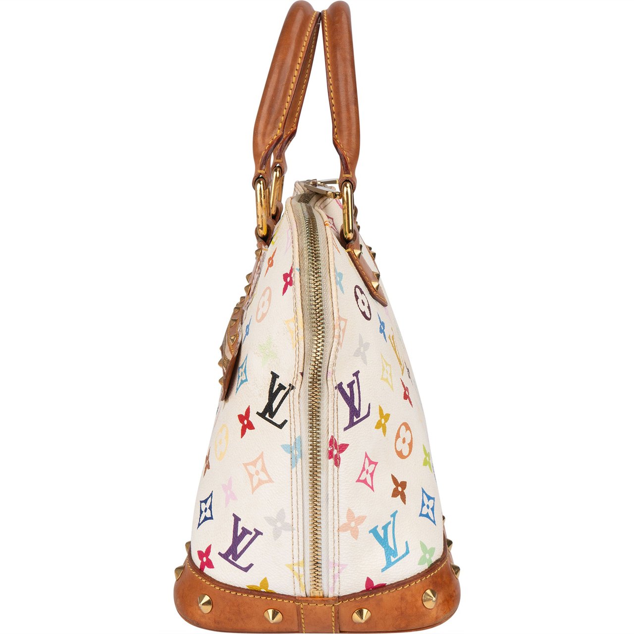 Louis Vuitton Louis Vuitton Monogram Multicolor Murakami Alma PM Handbag Wit