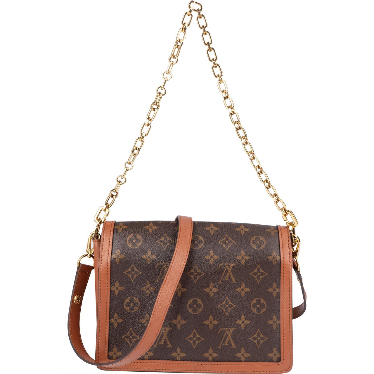 Louis Vuitton Monogram Canvas Dauphine MM Autres Crossbody Bag Bruin