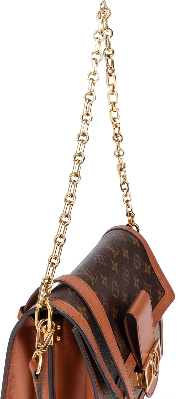 Louis Vuitton Monogram Canvas Dauphine MM Autres Crossbody Bag Bruin