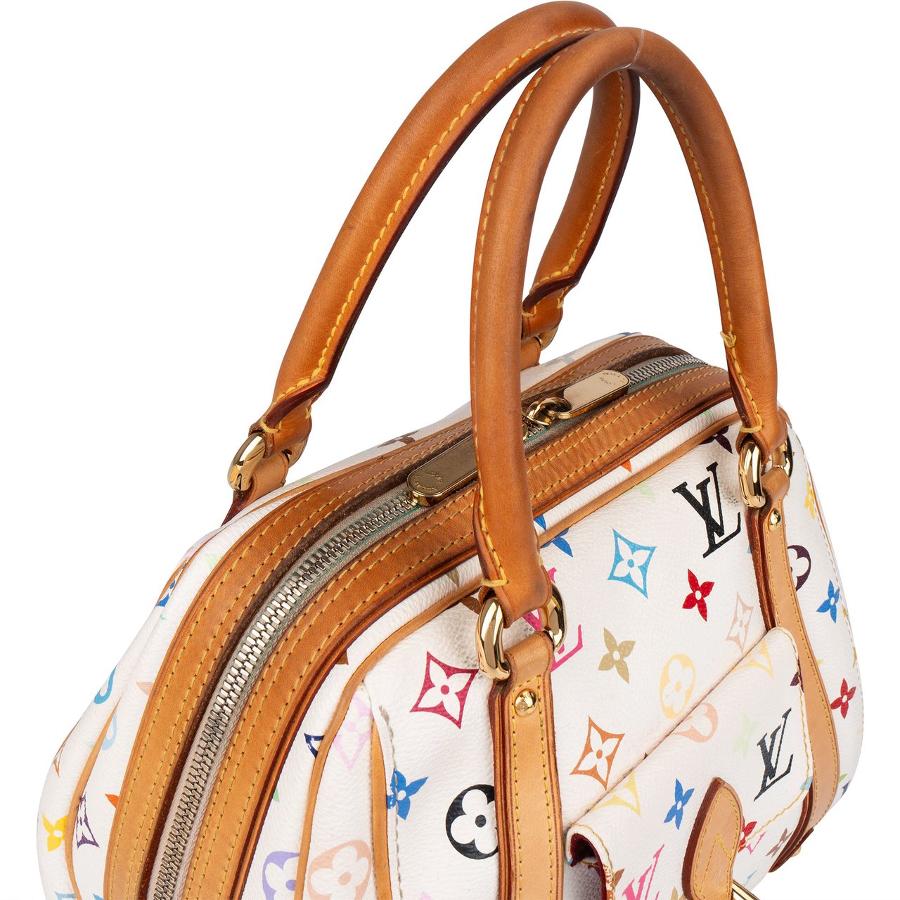 Louis Vuitton Monogram Murakami Multicolor Priscilla Handbag Wit