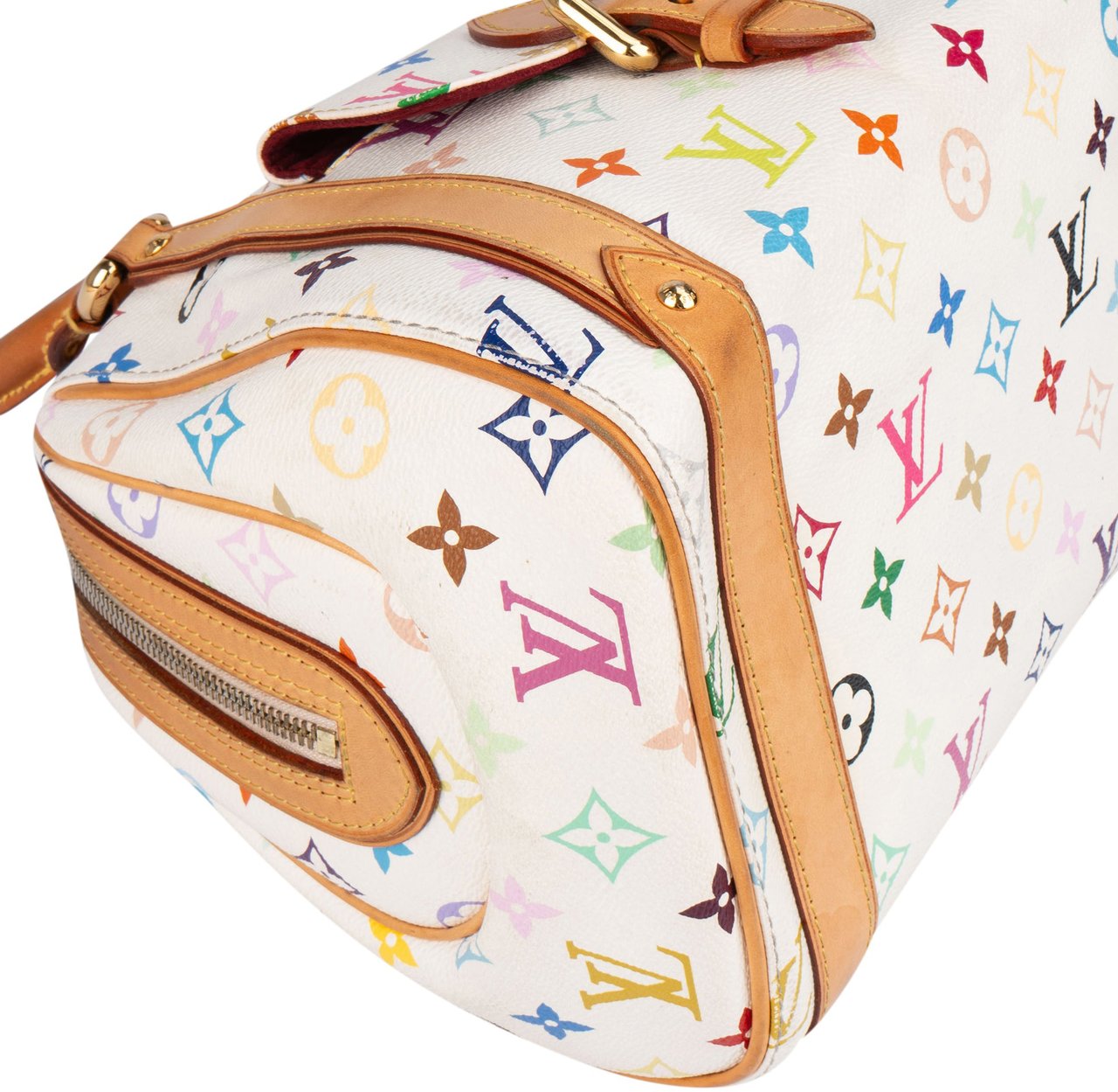 Louis Vuitton Louis Vuitton Monogram Murakami Multicolor Priscilla Handbag Wit