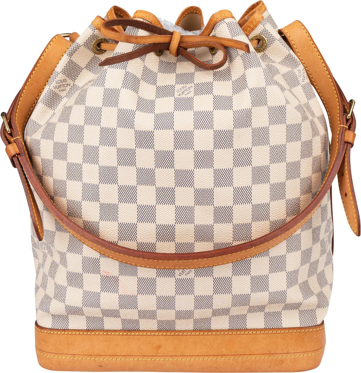 Louis Vuitton Louis Vuitton Monogram Damier Azur Sac Noé Grande Shoulder Bag Wit