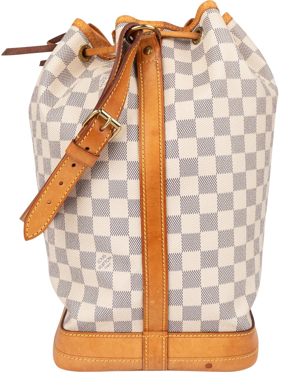 Louis Vuitton Louis Vuitton Monogram Damier Azur Sac Noé Grande Shoulder Bag Wit