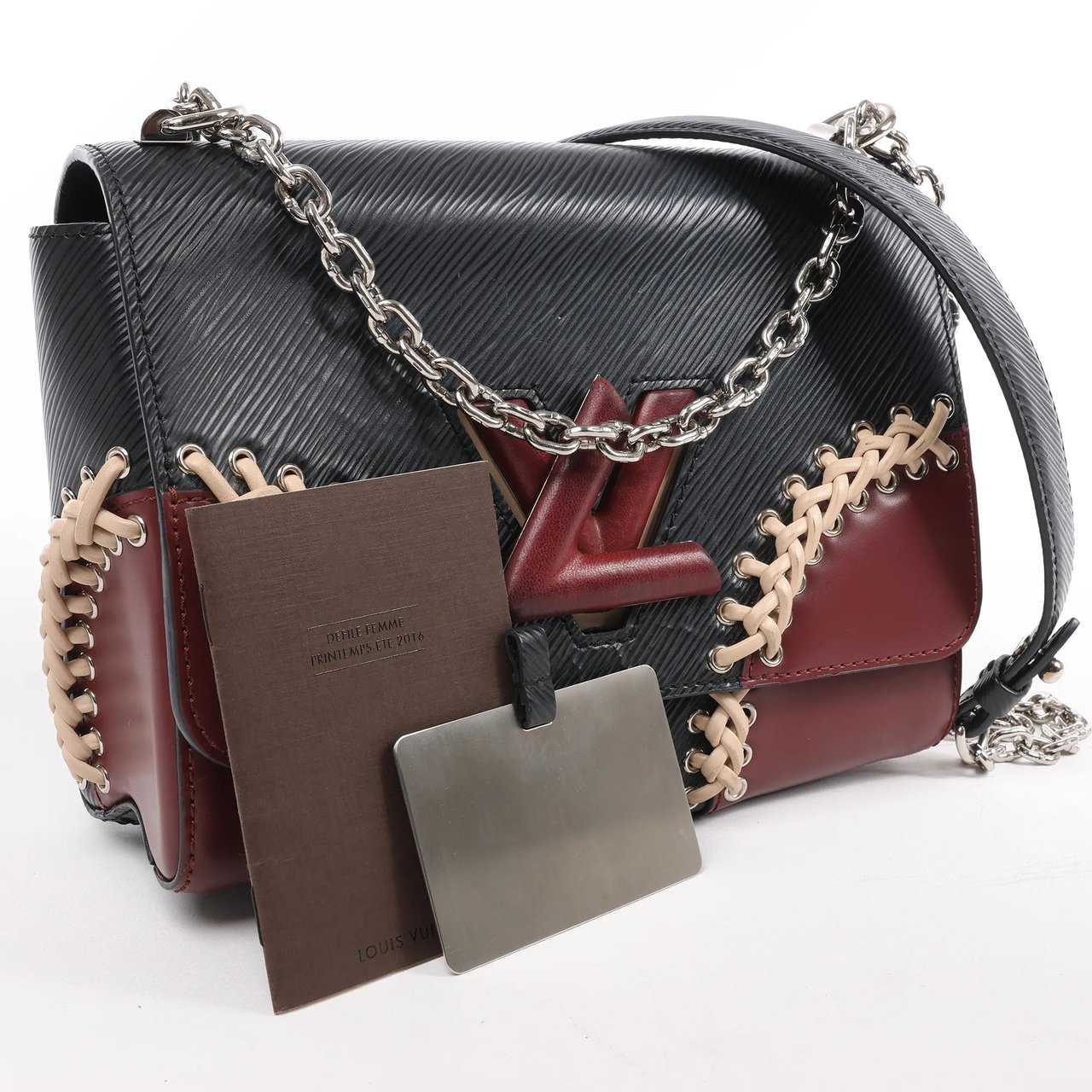 Louis Vuitton Louis Vuitton Epi Leather Twist MM Shoulder Bag in Black M42449 Zwart