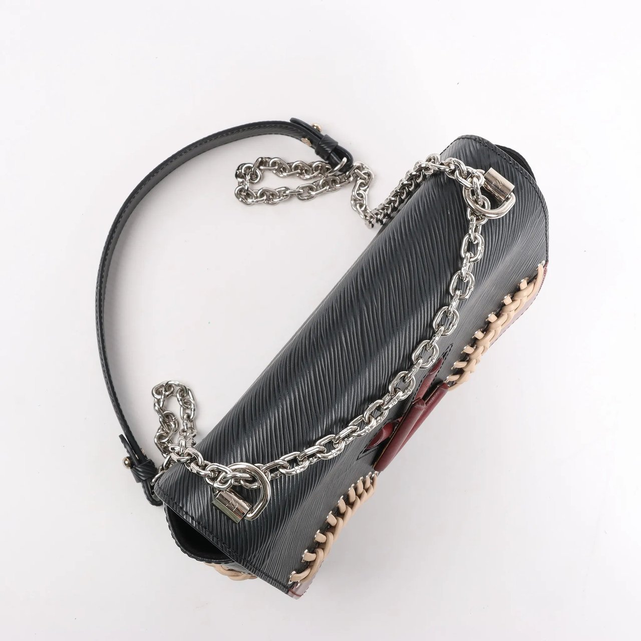 Louis Vuitton Louis Vuitton Epi Leather Twist MM Shoulder Bag in Black M42449 Zwart